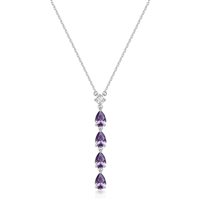 Necklace Brosway Woman FANCY - MAGIC PURPLE in Silver FMP112